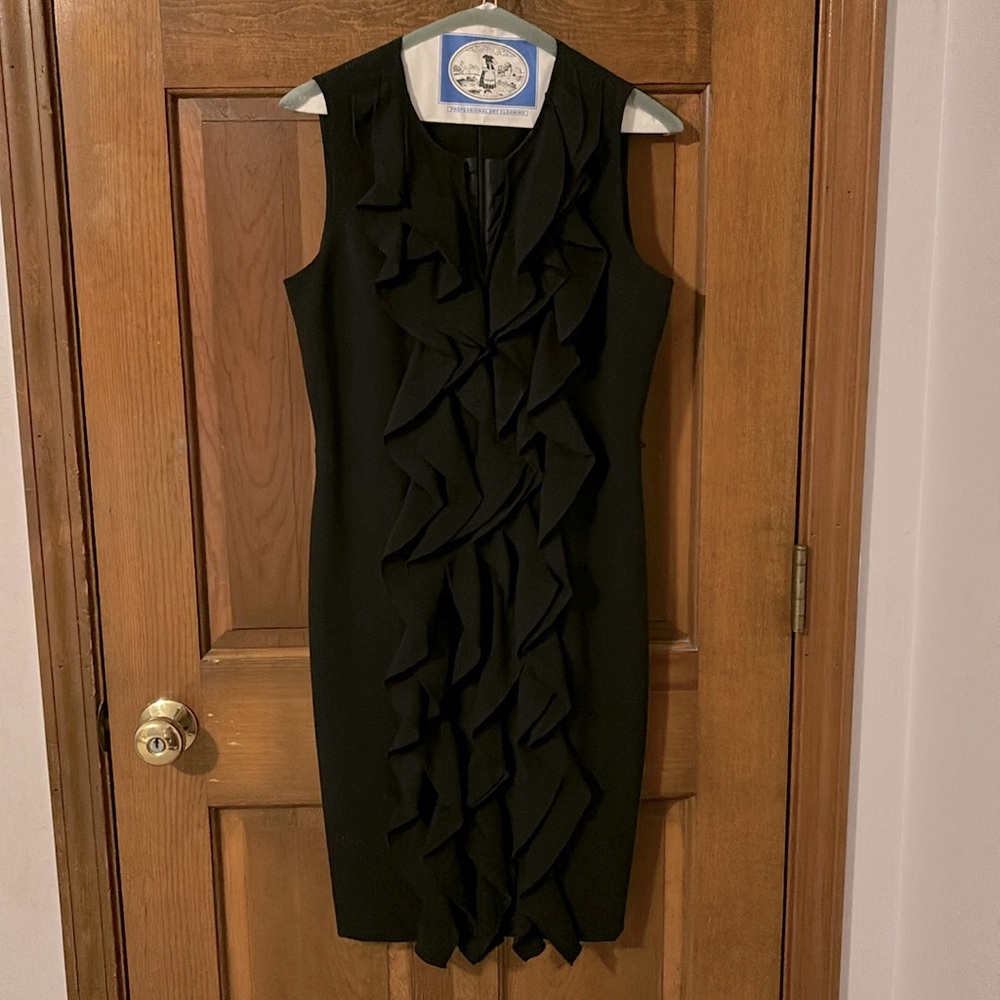 Calvin Klein v-neck midi dress